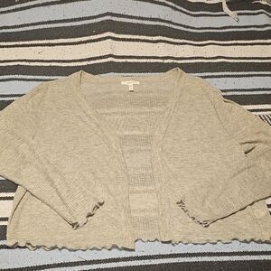 Maurices Light Gray Cardigan Sweater